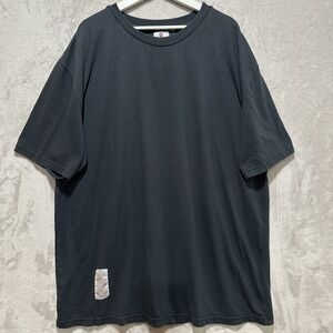 Tyndale FR Shirt Mens 2XL Black Faded Short Sleeve Soft Knit Work Wear CAT 1